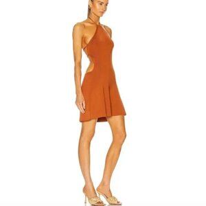 NWT CULT GAIA LESLIE KNIT DRESS SIZE SMALL SPICE $318